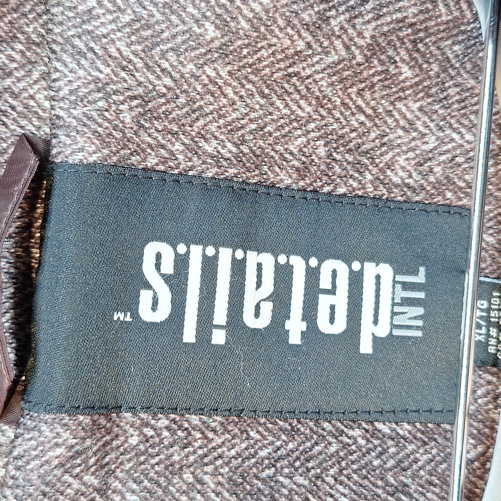 Tail Brown Herringbone Patterned Apparel - image 2